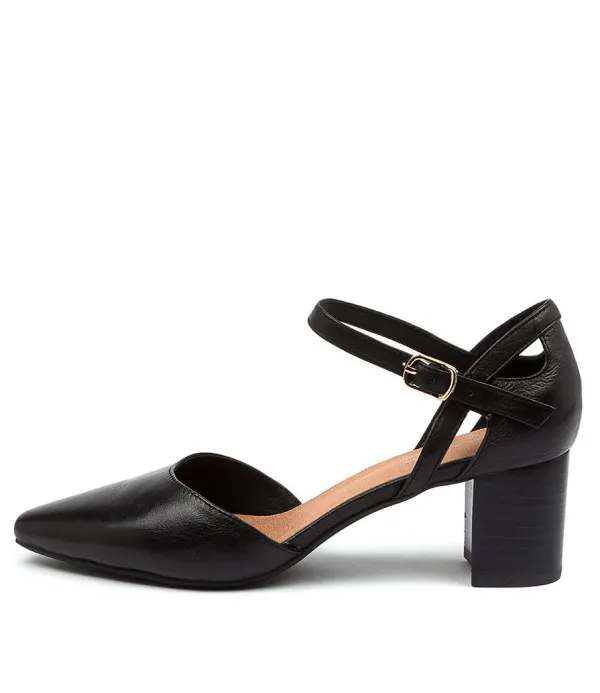 Women DIANA FERRARI Loctavia Black Leather