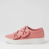 Women DJANGO & JULIETTE Loja Pretty Pink White Leather Sneakers