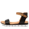 Women DJANGO & JULIETTE Londona Black-Dk Tan Leat