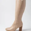 Women DJANGO & JULIETTE Lonson Cafe Leather Knee High Boots