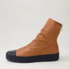 Women DJANGO & JULIETTE Lonzo Navy Scotch Patent Leather Ankle Boots