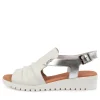 Women DJANGO & JULIETTE Madis Dj White Silver Leather