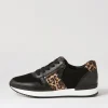 Women GABOR Madison Black Leather Sneakers
