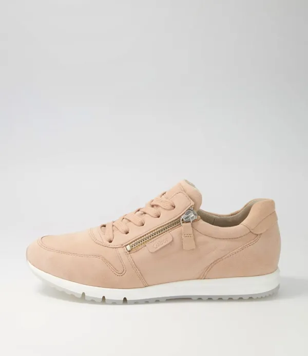 Women GABOR Manel Rouge Suede Sneakers