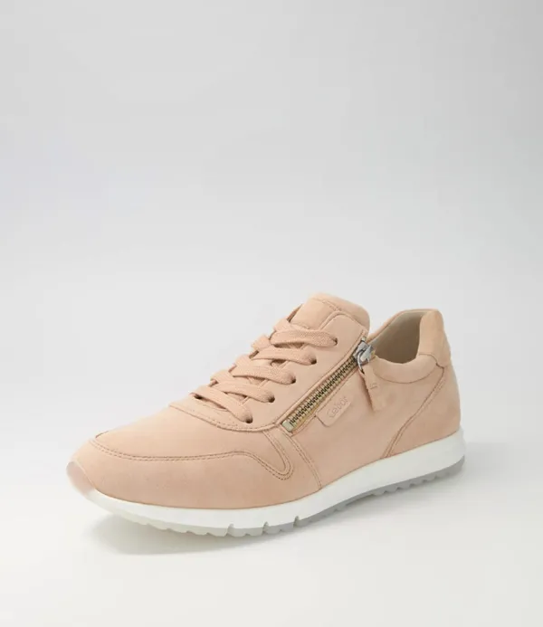 Women GABOR Manel Rouge Suede Sneakers