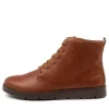 Women ZIERA Manila W Cognac Leather Ankle Boots