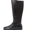 Women SUPERSOFT Marcelina Blk Leath-Lycra