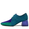 Women DJANGO & JULIETTE Marice Emerald Purple Leather Heels