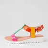 Women DJANGO & JULIETTE Marj Bright Patent Multi Sandals
