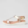 Women DJANGO & JULIETTE Marj Metallic Multi Leather Sandals