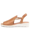 Women DJANGO & JULIETTE Marliss Dark Tan Leather Sandals Ws