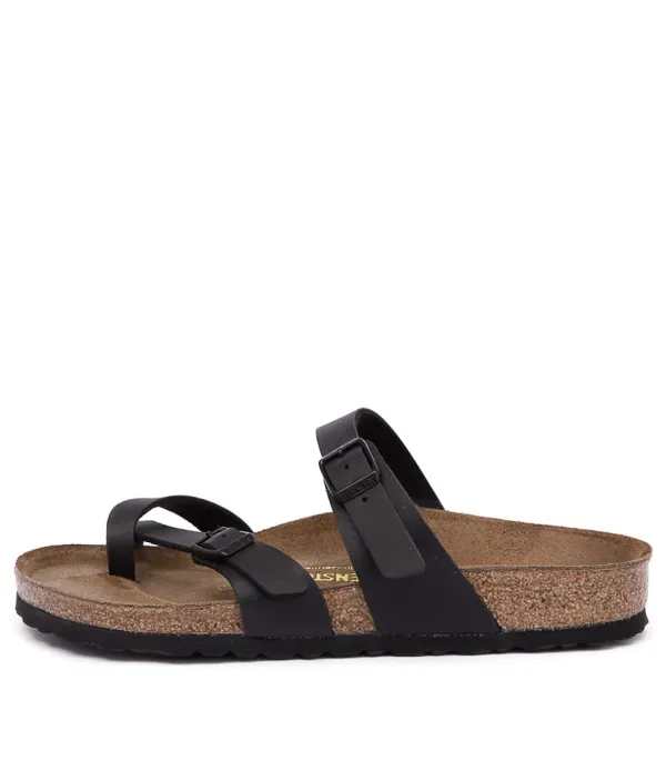 Women BIRKENSTOCK Mayari Black Birkoflor