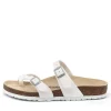 Women BIRKENSTOCK Mayari White Birkoflor