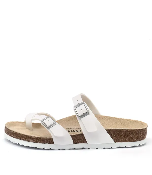 Women BIRKENSTOCK Mayari White Birkoflor