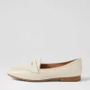 Women TOP END Melinato Almond Leather Loafers