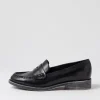 Women DJANGO & JULIETTE Messina Black Leather Loafers