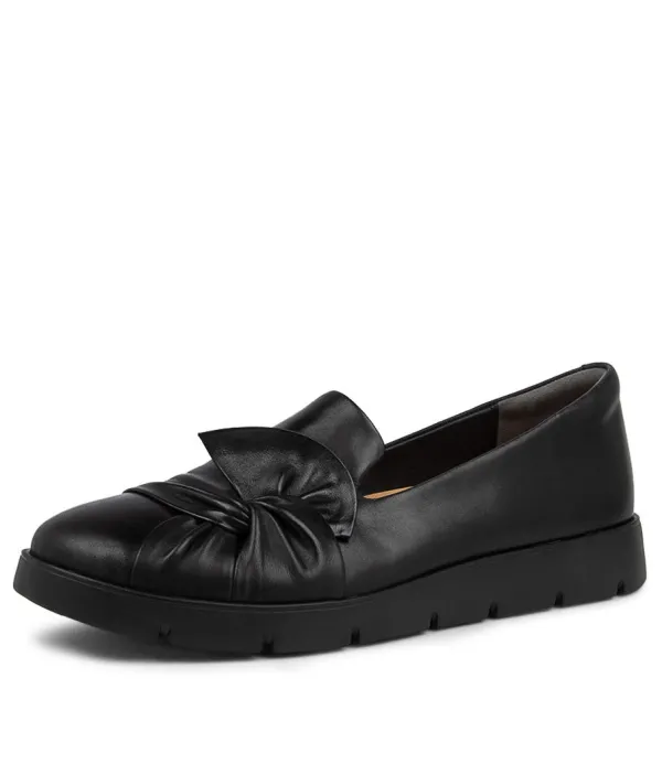 Women ZIERA Miless W Black Leather