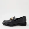 Women ZIERA Misima W Black Leather Loafers