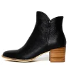 Women DJANGO & JULIETTE Mockas Black Natural Heel Leather