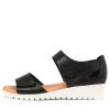 Women DJANGO & JULIETTE Monte Dj Black White Sole Leather