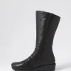 Women SUPERSOFT Morrison Black Leather Knee High Boots