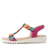 Women DJANGO & JULIETTE Murmur Fuchsia Multi Sandals