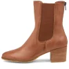 Women DJANGO & JULIETTE Mycah Cognac Leather Ankle Boots