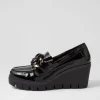 Women DJANGO & JULIETTE Newcomb Black Patent Leather Heels