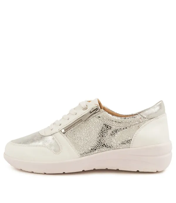 Women ZIERA Newton W White-Silver Mul