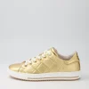 Women GABOR Nissy Gold Leather Sneakers