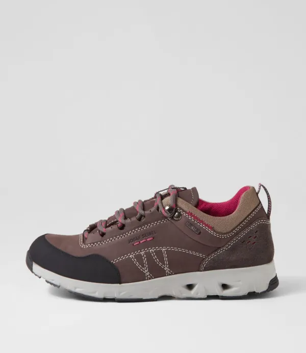 Women JOSEF SEIBEL Noih 58 Asphalt Multi Leather Sneakers