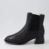 Women DJANGO & JULIETTE Noyce Black Leather Chelsea Boots