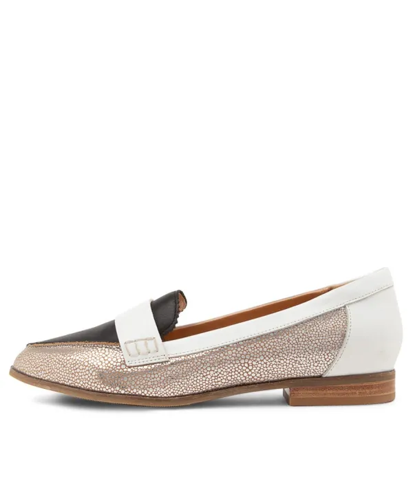 Women ZIERA Oasta Xw Black Multi Loafers