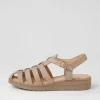 Women TOP END Oblight Smoke Leather Flat Shoes