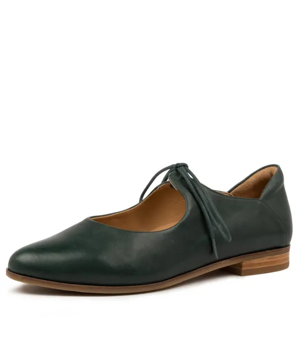Women ZIERA Oceany Xf Emerald Leather