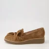 Women TOP END Oclem Light Choc Suede Loafers