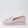 Women TOP END Oclem Lilac Patent Leather Loafers