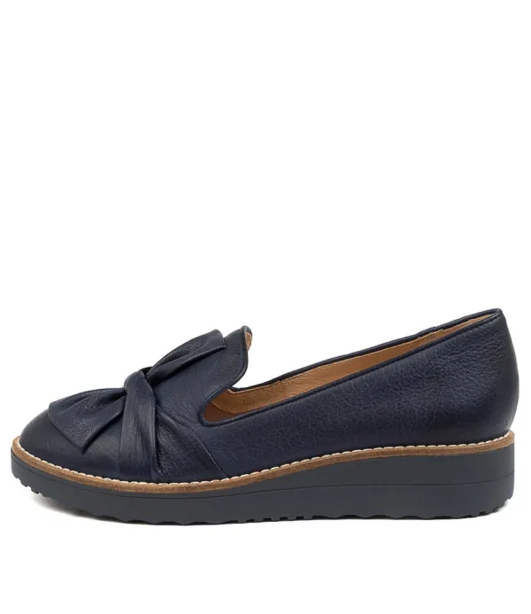 Women TOP END Oclem Navy Navy Sole Leather