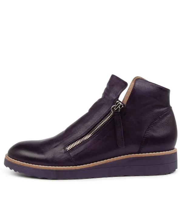 Women TOP END Ohmy Aubergine Leather