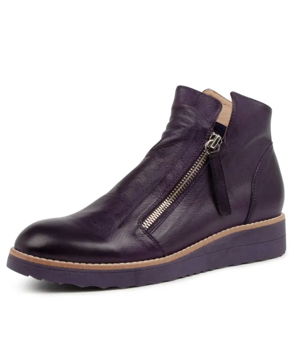 Women TOP END Ohmy Aubergine Leather
