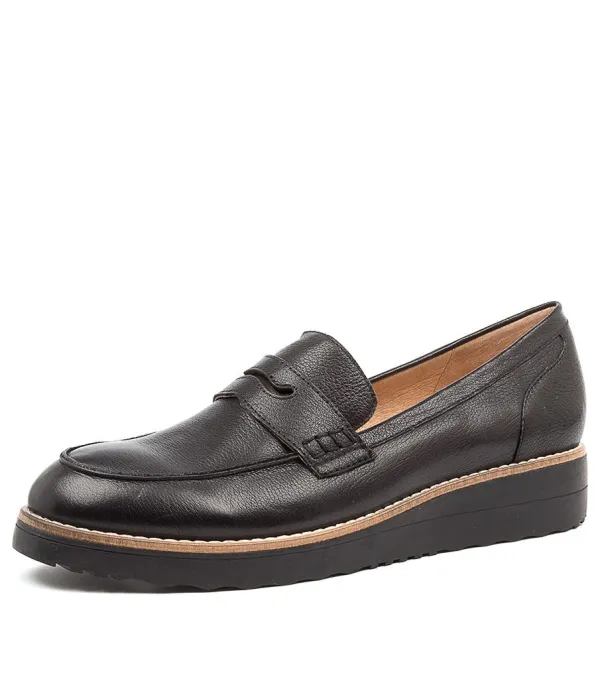 Women TOP END Oley Black-Black Sole Lea