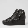 Women DJANGO & JULIETTE Olizzi Black Leather Sandals