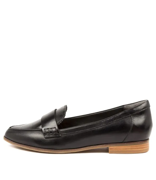 Women ZIERA Oreta Xw Blk Slt Lth Croc