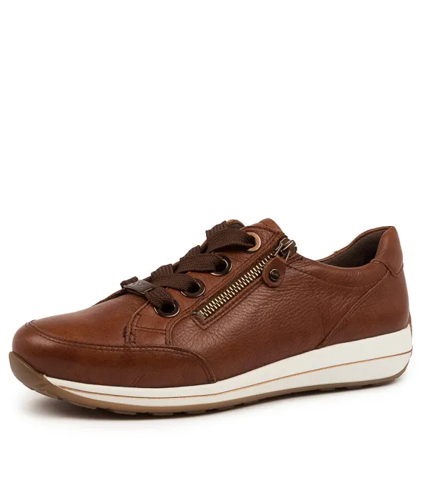 Women ARA Osaka 87 Cognac Leather
