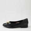 Women ZIERA Ossa Xf Black Patent Leather Ballet Flats
