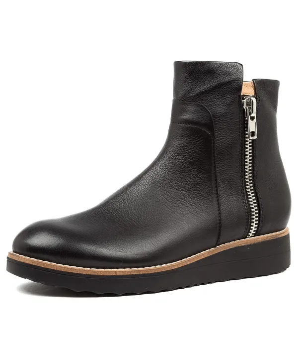 Women TOP END Osvaldo Black-Blk Sle Lea