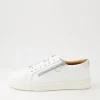 Women ZIERA Pamela Xf White Silver Leather Sneakers
