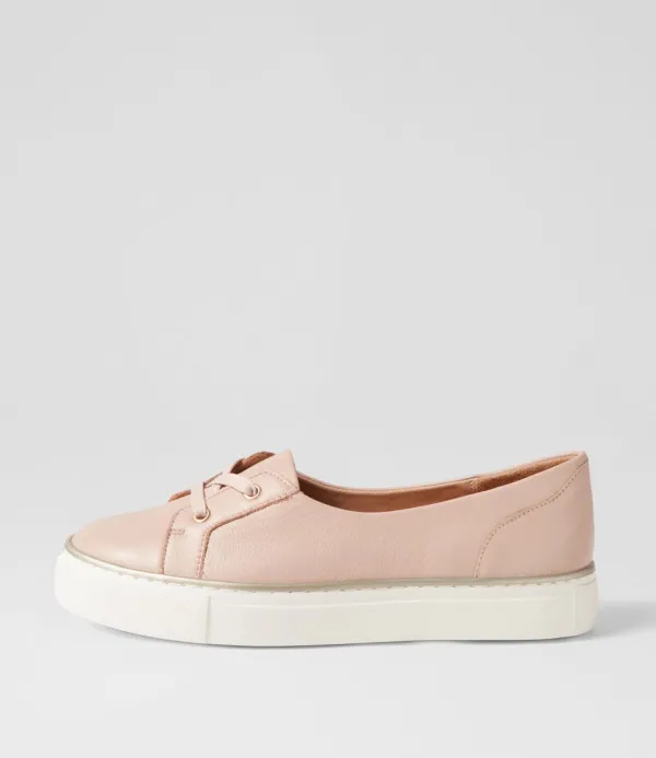 Women ZIERA Patrese Xf Nude Leather Flat Shoes