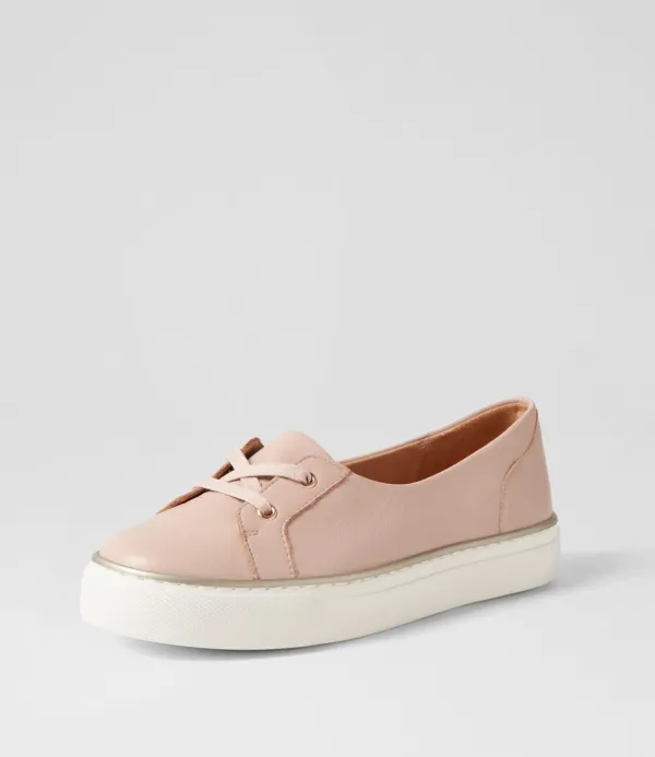 Women ZIERA Patrese Xf Nude Leather Flat Shoes