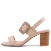 Women DJANGO & JULIETTE Peace Cafe Leather Buckle Sandals